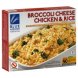 Blue Horizon Natural broccoli cheese chicken & rice Calories