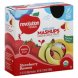 Revolution Foods mashups squeezable fruit unsweetened, strawberry banana Calories