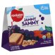 Revolution Foods jammy sammy sandwich bars organic, grape jelly & peanut butter, snack size Calories