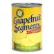 grapefruit segments in natural juice