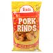 Tims pork rinds smokehouse flavor, hot & spicy Calories