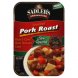 Sadlers Smokehouse slow roasted pork roast seasoned, potato & carrot blend, homestyle gravy Calories