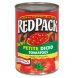 Red Pack petite diced tomatoes, petite diced Calories