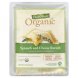 ravioli spinach and cheese, organic