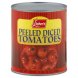 tomatoes peeled, diced