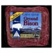 Great Range bison ground Calories