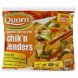 Quorn chik 'n tenders meatless and soy-free Calories