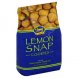 lemon snap bag cookies