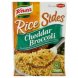Knorr rice sides rice & pasta blend cheddar broccoli Calories