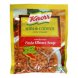 Knorr pasta elbows soup tomato based Calories