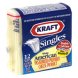 Kraft singles white american cheese Calories