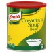 base cream style soup