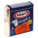 Kraft singles sharp cheddar cheese Calories