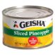 Geisha sliced pineapple (in natural juice) Calories