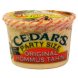 Cedars original hommus tahini party size Calories