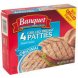 Banquet grilled chicken breast patties boneless poultry Calories