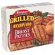 Banquet chicken breast patties hickory bbq boneless poultry Calories
