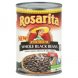 Rosarita whole black beans premium Calories
