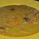 soup, split pea with ham and bacon, canned, condensed, single brand