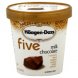 milk chocolate ice cream five