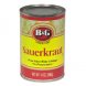B&G Foods, Inc. sauerkraut Calories