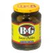 B&G Foods, Inc. gherkins sweet pickles Calories
