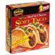 family classics soft taco, spicy beef & cheese