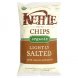 Kettle lightly salted potato chips Calories