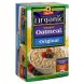 ShopRite certified organic instant oatmeal original Calories