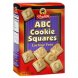 cookie squares abc, lactose free