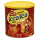 iced tea mix with natural lemon flavor