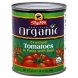 ShopRite certified o organic crushed tomatoes in puree with basil Calories