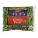 ShopRite certified organic green peas Calories