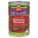 ShopRite certified organic kidney beans dark red Calories