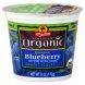 ShopRite certified organic yogurt lowfat, blueberry Calories