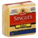ShopRite singles cheese food yellow Calories