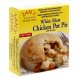 Ians natural foods chicken pot pie white meat Calories