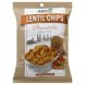 lentil chips bruschetta