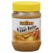peanut butter spread natural, creamy banana