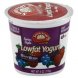 Shurfresh yogurt lowfat, swiss style, mixed berry Calories