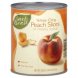 Sweet Harvest peach slices yellow cling Calories
