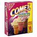 Comet Ice Cream Cones ice cream cups rainbow Calories