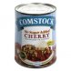 Comstock no sugar added pie filling or topping cherry Calories