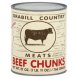 Grabill Country Meats beef chunks Calories