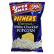super snax gourmet popcorn white cheddar