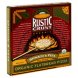 Rustic Crust organic old world flatbread pizza spinach & feta Calories