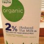 Simple Truth Organic 2 reduced fat milk Calories