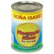 Dona Isabel pineapple slices in syrup Calories