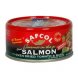 Safcol gourmet on the go salmon chunk, with oven dried tomato and basil in spring water Calories
