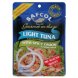 Safcol gourmet on the go light tuna with spicy onion, in spring water Calories